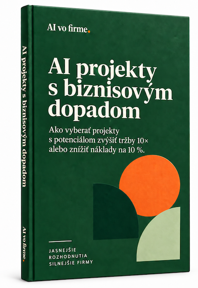 Obálka e-booku AI projekty s biznisovým dopadom